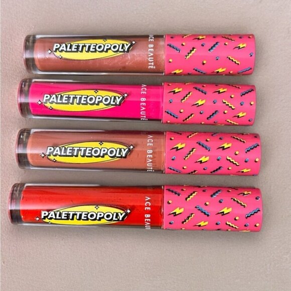 🆕 NWT Ace Beaute PALETTEOPOLY LIP SET OF 4 - Picture 5 of 5